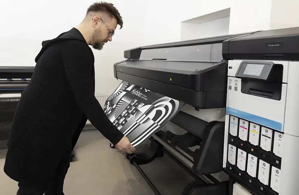 Hp latex 630w 64 printer with white ink graphic resource systems llc